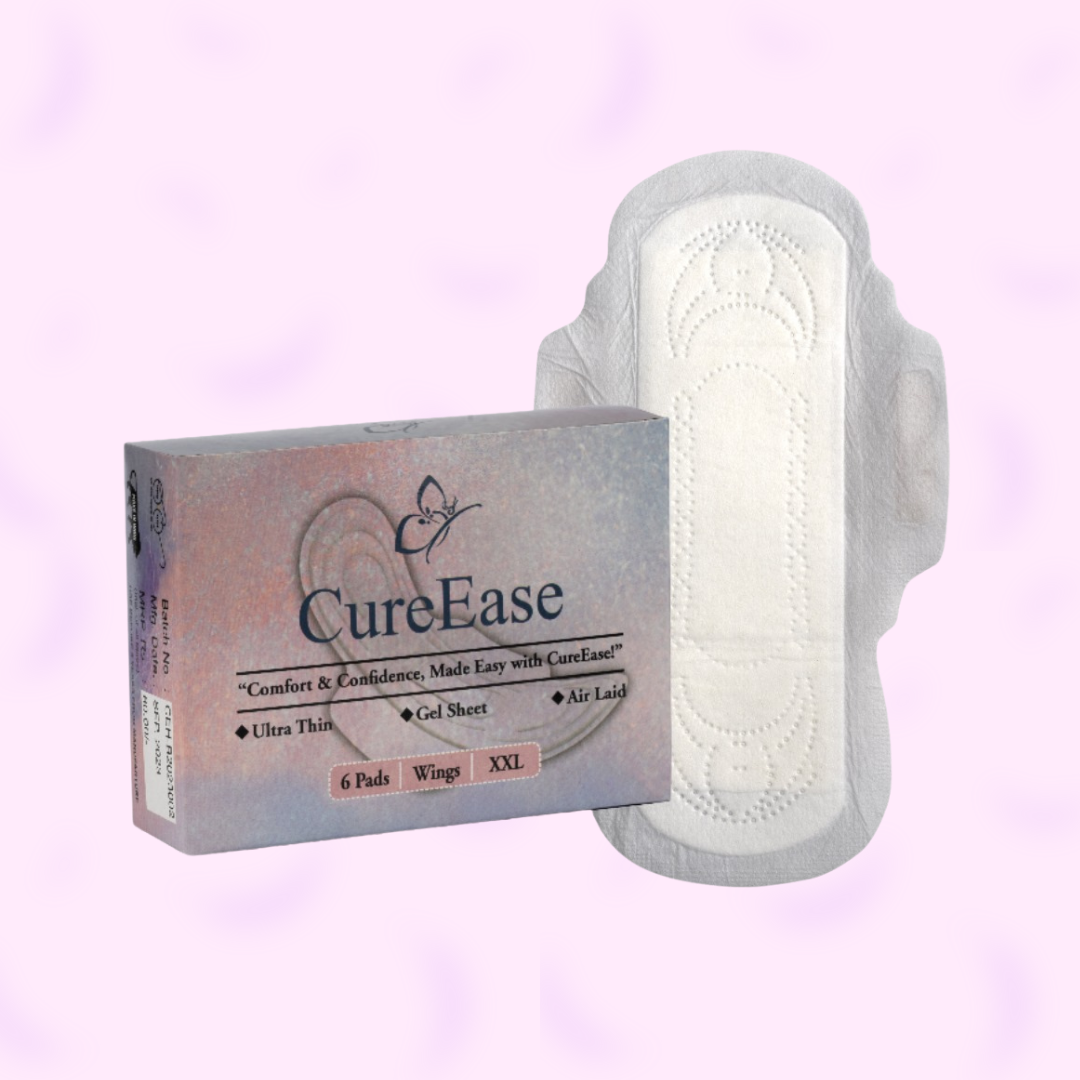 Ultra-thin Premium Tri-Fold Sanitary Pad with Wooden Pulp Core (XXL)